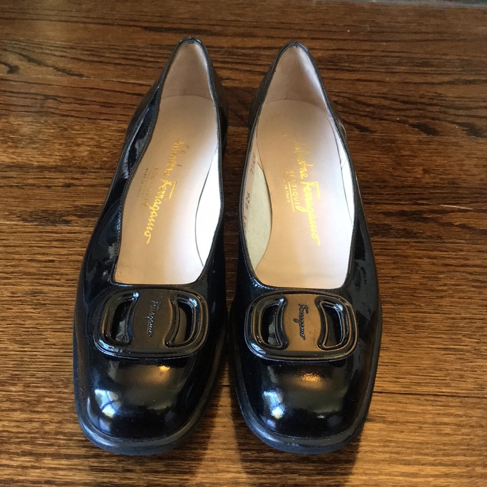 Salvatore Ferragamo Patent Leather Flats